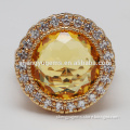 fashion Gold plated jewelry brass jewelry ring